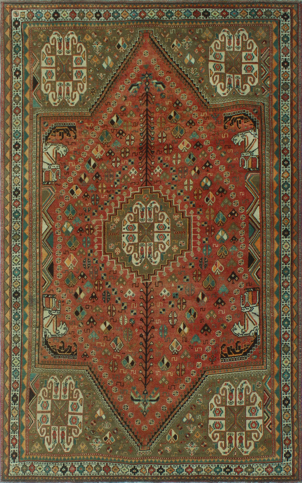 Semi-Antique Fariborz Rust Rug