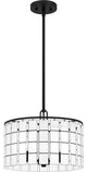 Quoizel SGL2814MBK 3-Light Pendant, Seigler