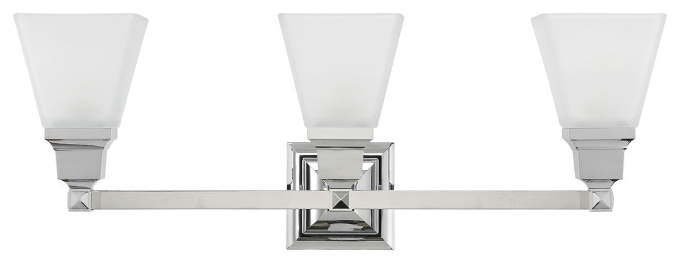 Mission Bath Light, Chrome