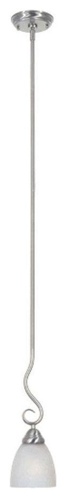 Stratton Mini Pendant, Satin Platinum