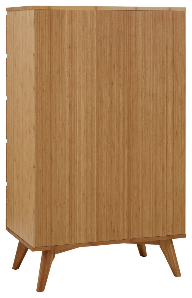 Azara Five Drawer Chest, Caramelized