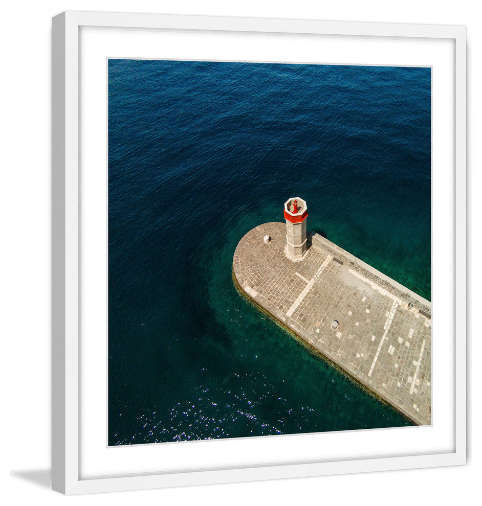 "Lighthouse" Framed Print by Karolis Janulis