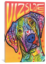"Vizsla Luv" by Dean Russo, Canvas Print, 18"x12"