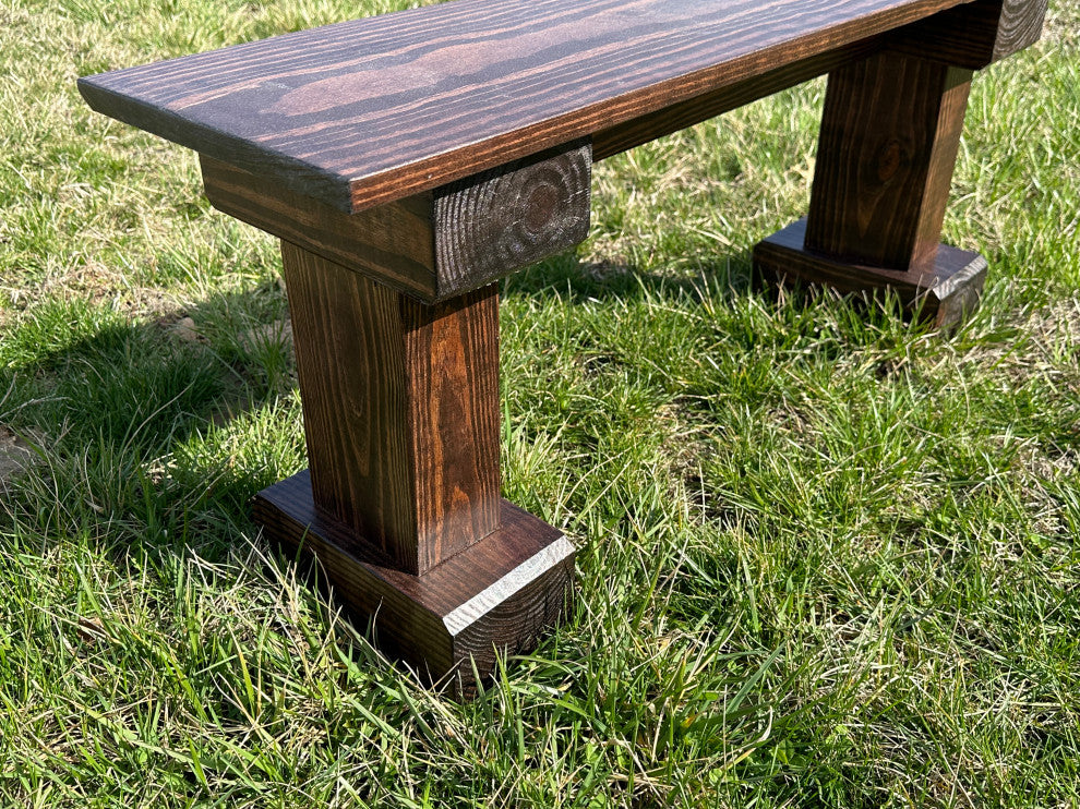 Red Mahogany Wyoming Bench, 72 Inches