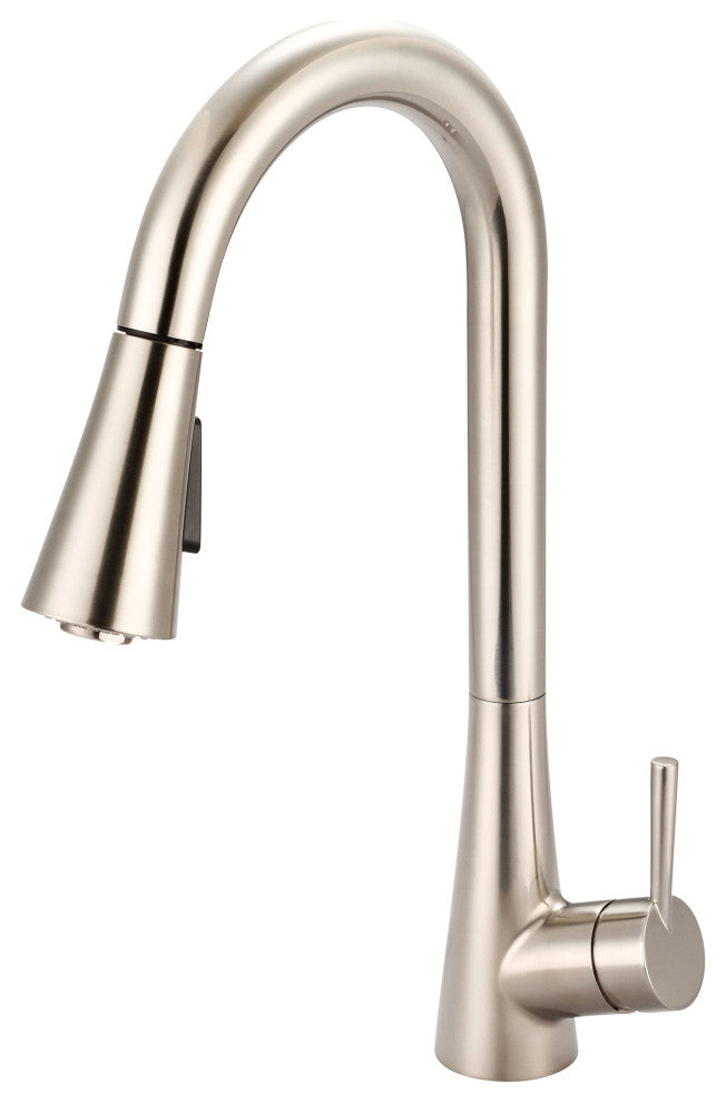 i2 Single Handle Pull-Down Kitchen Faucet, Pvd Brushed Nickel