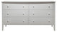 Cottage 6 Drawer Double Dresser, Coastal White