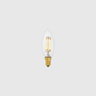 Candle Light Bulb 2700K E12 Non-Tinted, Set of 20