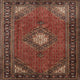 Ahgly Company Indoor Square Traditional Area Rugs, 4' Square