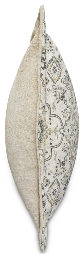 Moonbeam Powell 21" Square Pillow, Set of 2, Natural