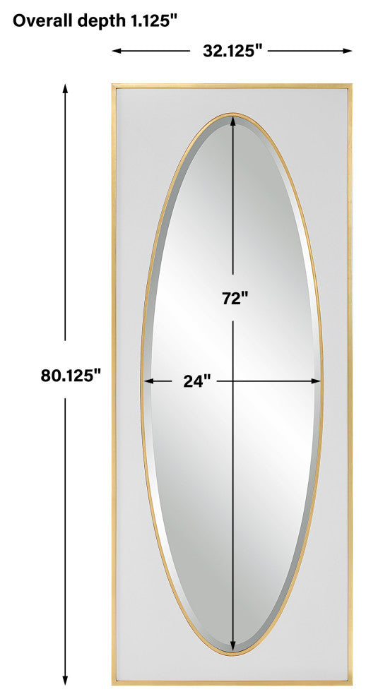 Uttermost Danbury White Mirror