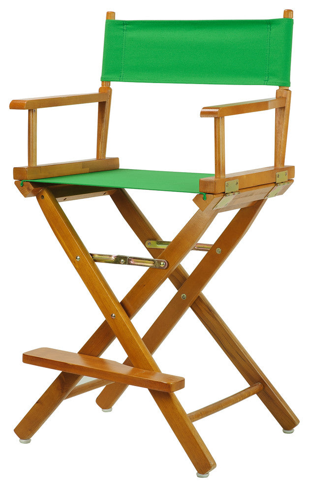 024" Director's Chair Honey Oak Frame-Green Canvas
