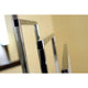 Kingston L Shape 3-Tier Steel Construction Corner Towel Rack, Polished Chrome