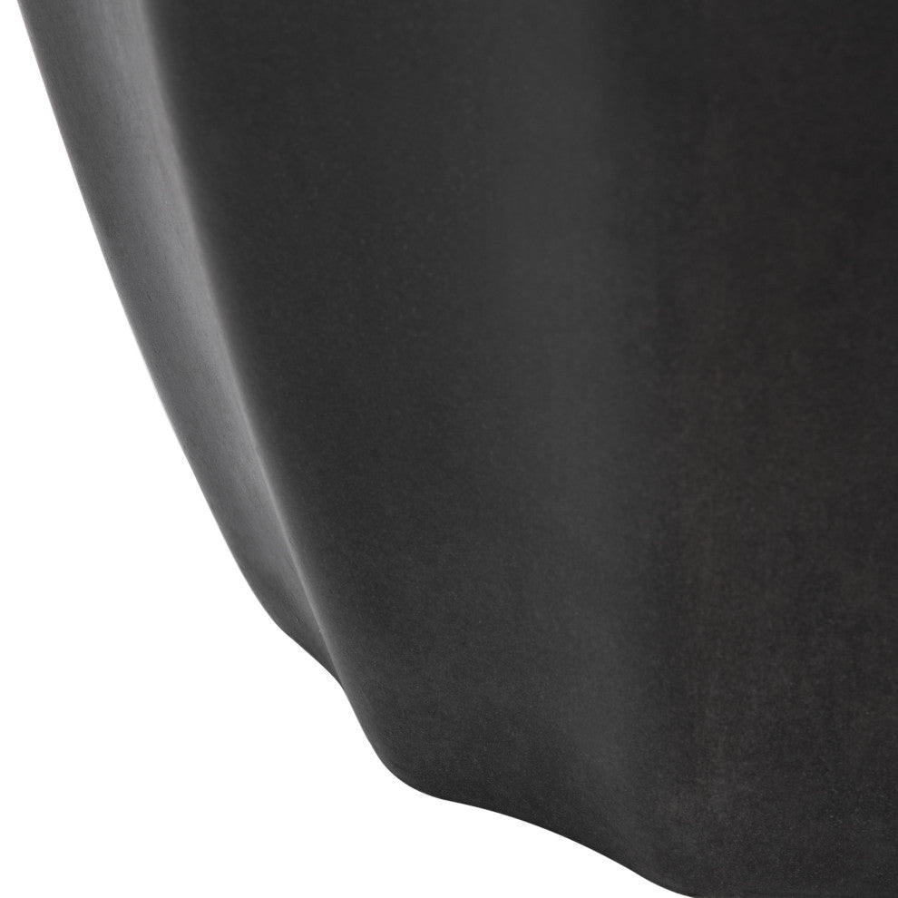 Safavieh Jaslyn Concrete Accent Table, Black