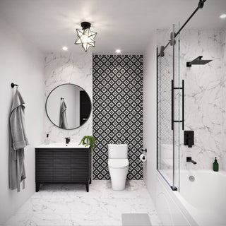 Ivy 48'' x 32" Bathtub With Apron Left Hand Drain, White