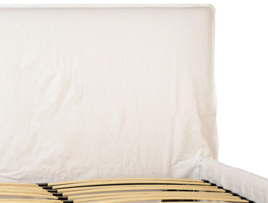 White Linen Eastern King Bed