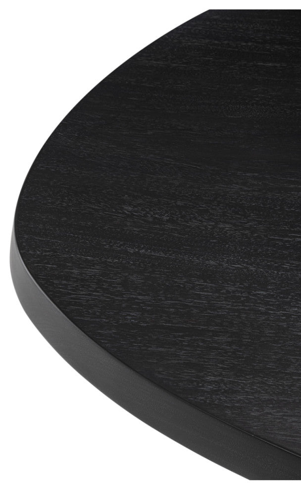 Charcoal Gray Solid Mahogany Wood Coffee Table | Eichholtz Prelude
