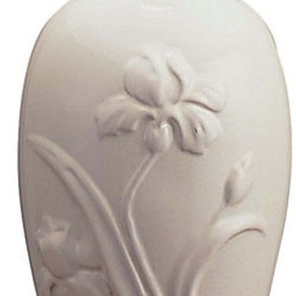 26ï¿½  Ivory Iris Urn Shape Table Lamp