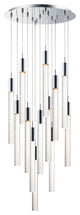 Big Fizz 13-Light LED Pendant, Polished Chrome