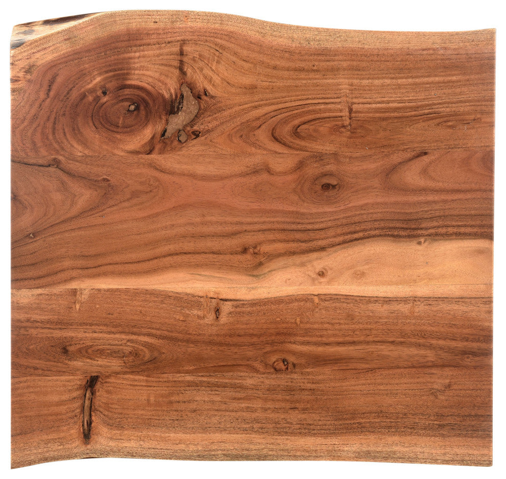 Stafford 2-piece Live Edge Solid Wood Living Room Table Set