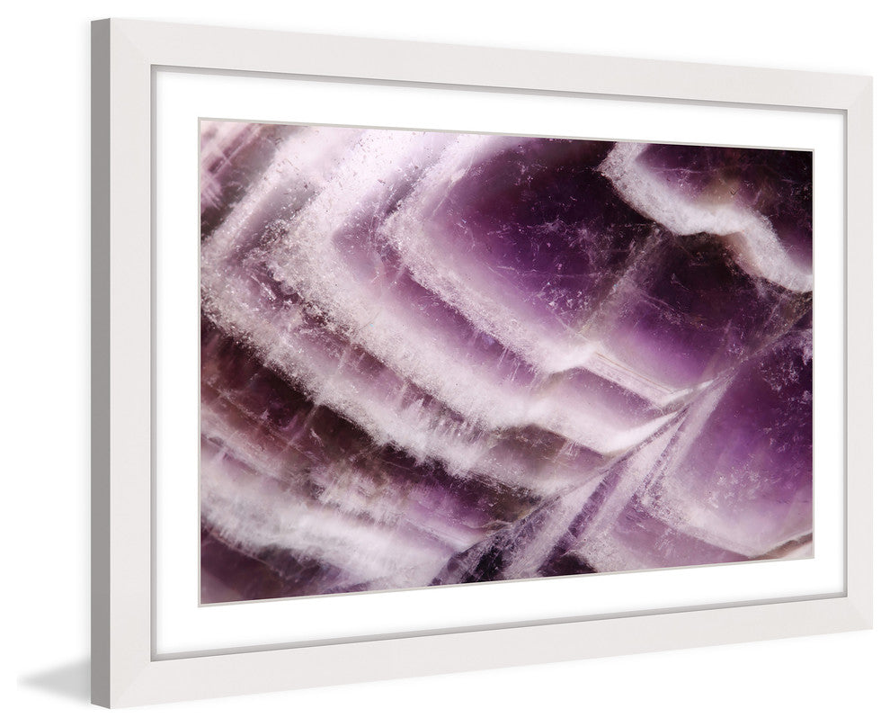"Amethyst Cliffs" Framed Art Print