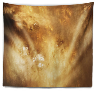 Perfect Brown Starry Sky Abstract Wall Tapestry, 80"x68"
