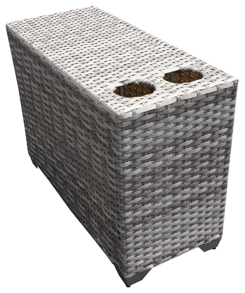 Fairmont 6 Piece Outdoor Wicker Patio Furniture Set 06c