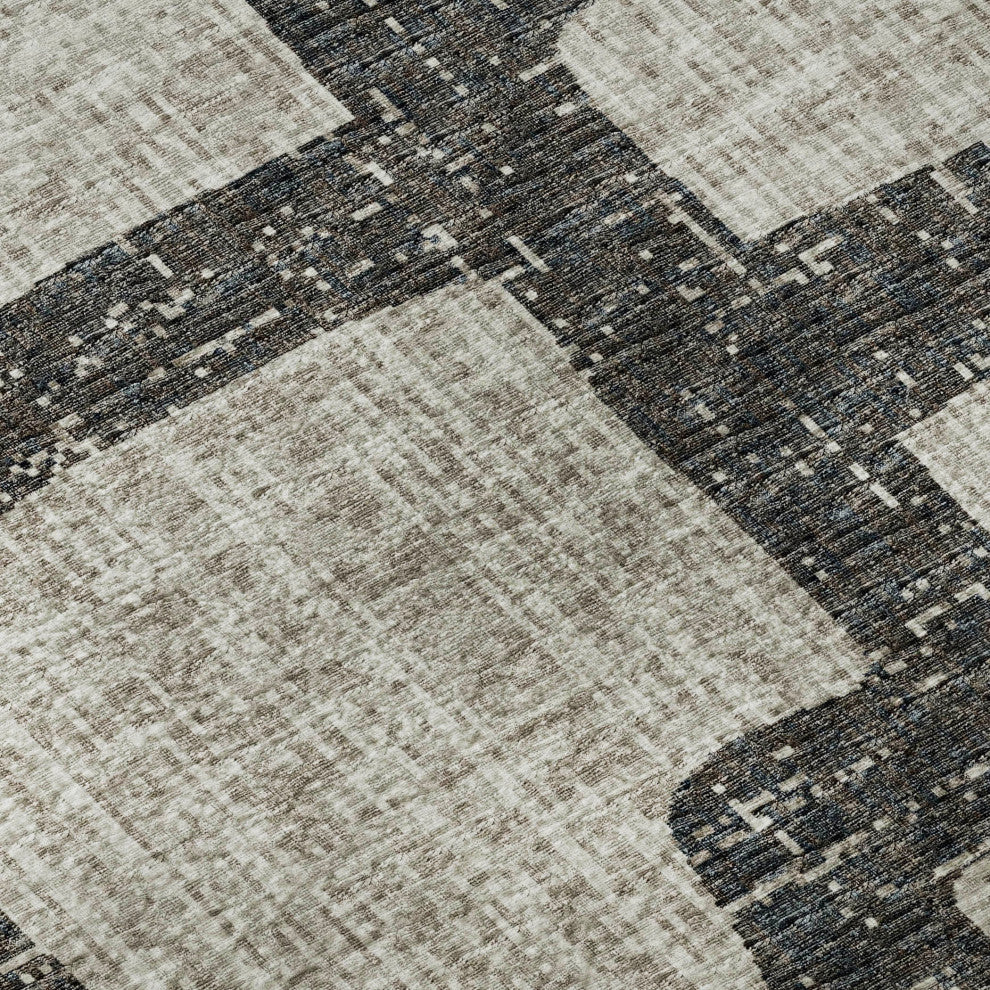 Addison Premium Washable Mayfield AMF110 Gray 8' x 10' Rug