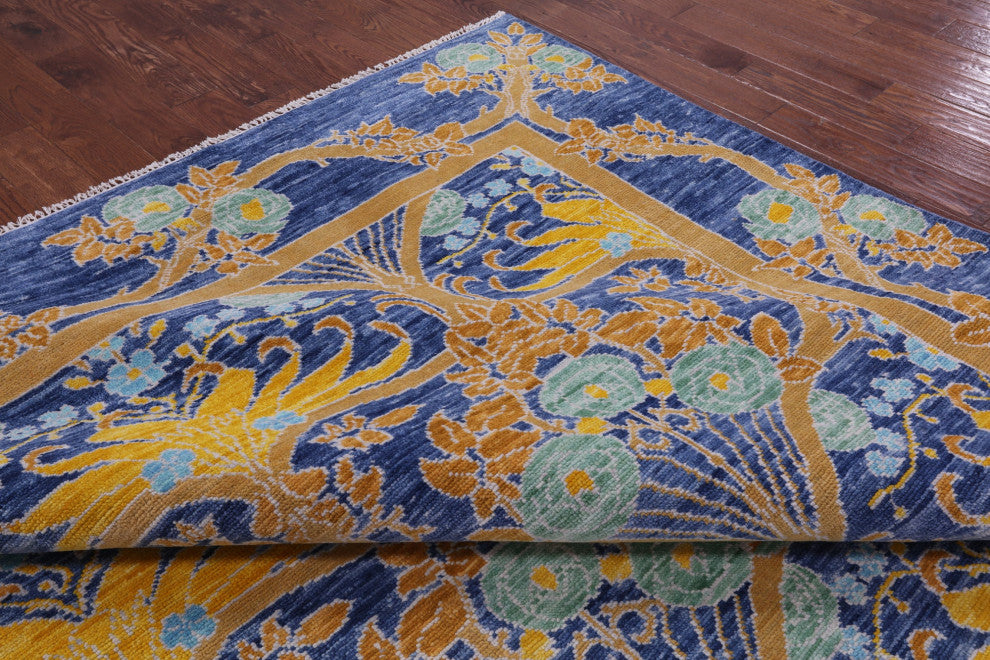 12' 0" X 14' 11" William Morris Hand-Knotted Wool Rug - Q14934