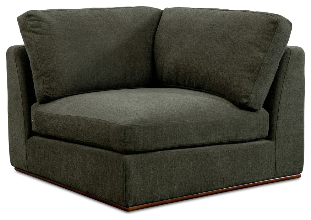 Rue Corner Chair Deep Green