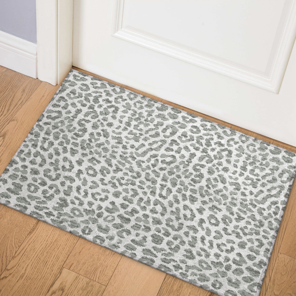 Indoor/Outdoor Mali ML2 Flannel Machine Washable 1'8" x 2'6" Rug