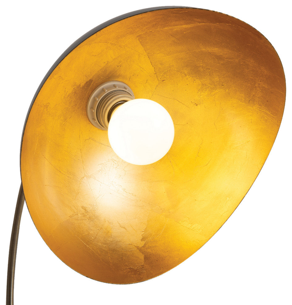 Luna Bella Wall Sconce, Weathered Brass, Matte Black