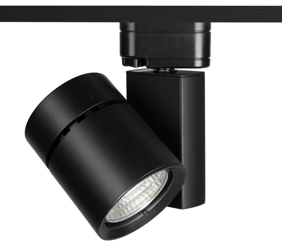 WAC Lighting Exterminator II LED 3500K Narrow Beam, Black, L Track