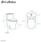 Sublime II Compact Two Piece Toilet 24" Long Dual Flush 0.8/1.28 GPF Elongated