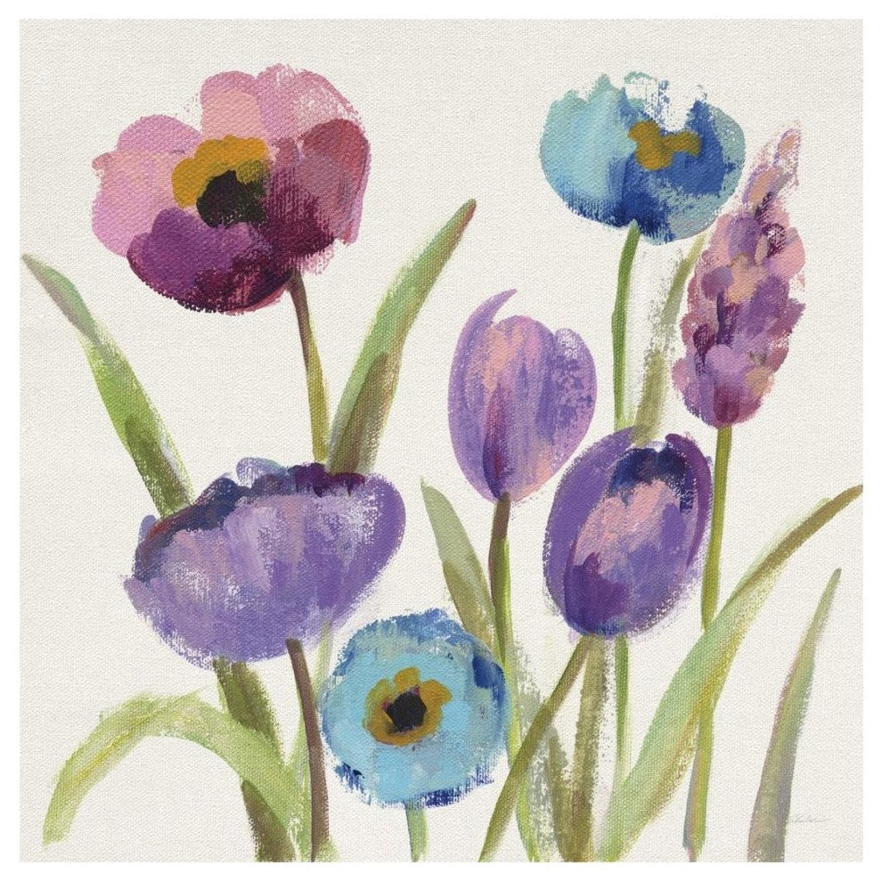 "Wild Garden II" Digital Paper Print by Silvia Vassileva, 20"x20"