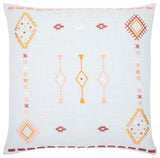 Surya Zina Pale Blue Pillow Shell With Down Insert 22"H X 22"W