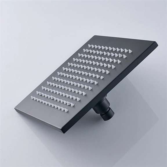 Fontana Peru Dark Oil Rubbed Bronze Rainfall LED Shower, Massage Jets