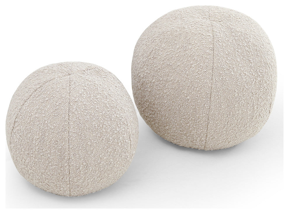 Balle Pillow-Knoll Sand-Set of 2-12.5"
