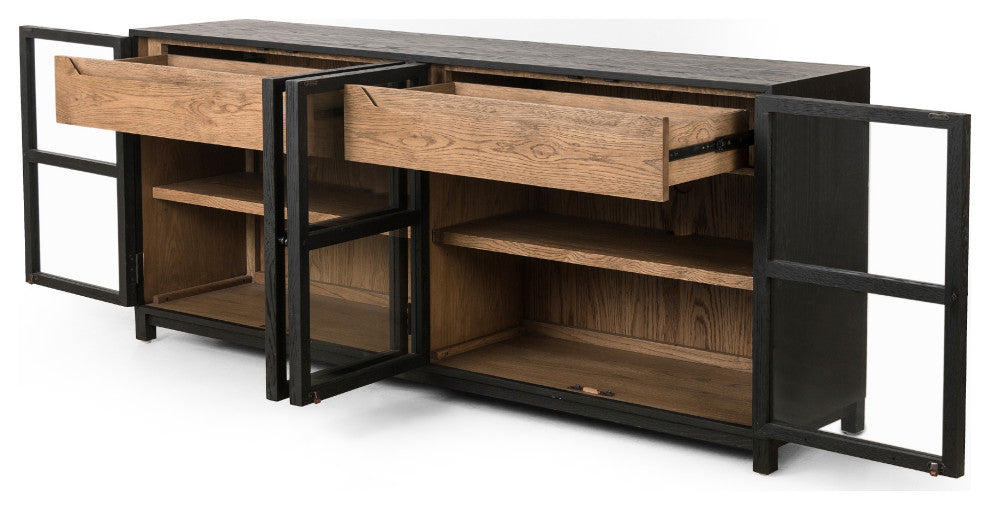 Millie Large Sideboard-Matte Black