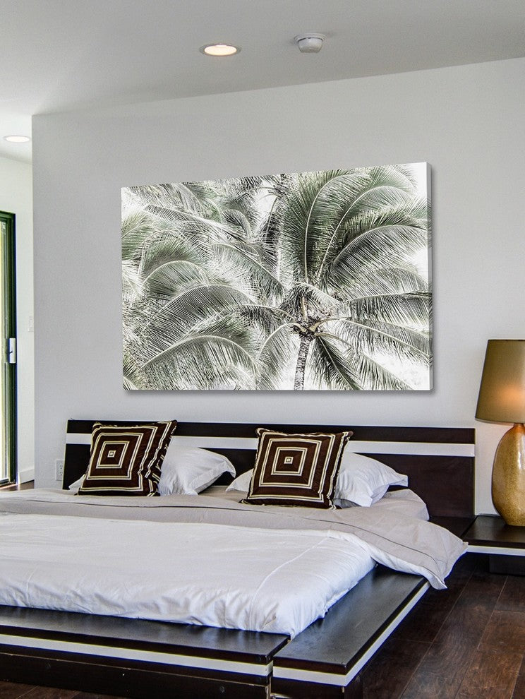 "Tropical Trees" Painting Print on Wrapped Canvas
