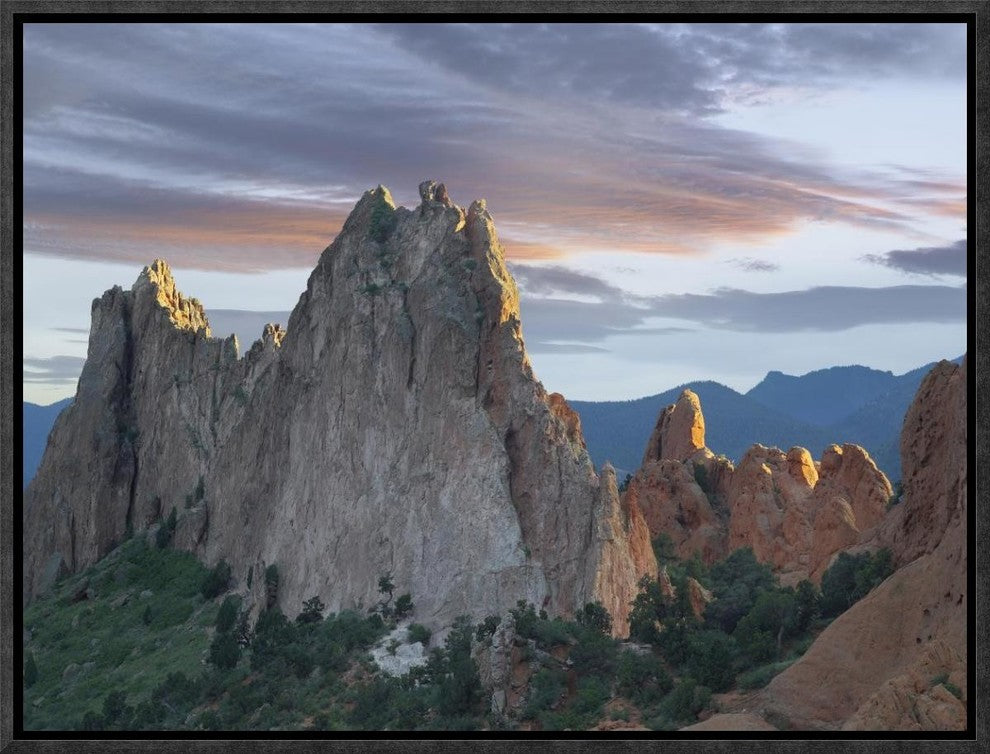 Gray Rock and South Gateway Rock, Garden Of The Gods,  Colorado, 16"x12"