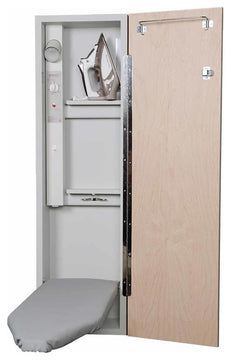 Deluxe Fixed Position Electric Ironing Center, No Door