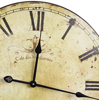 Cafe des Marguerites Wall Clock
