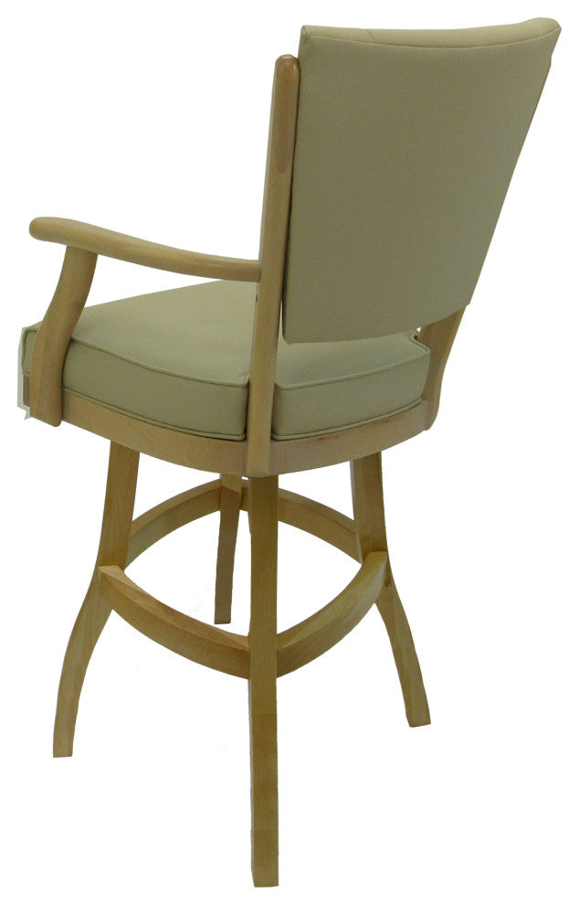 Classic Counter Bar Stools 26" 30" Extra Tall 34", Ocean Beige Vinyl - Ct, 34"