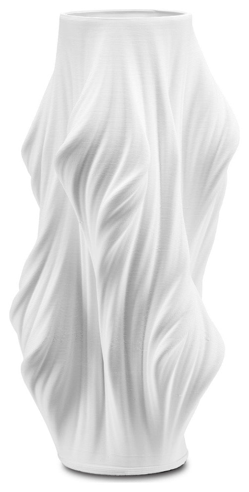 Yin White Vase, Large