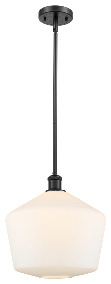 Innovations 516-1S-BK-G651-12 1-Light Mini Pendant, Matte Black