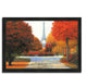 "Autumn In Paris Couple" By James Wiens, Framed Painting Print, Ready To Hang