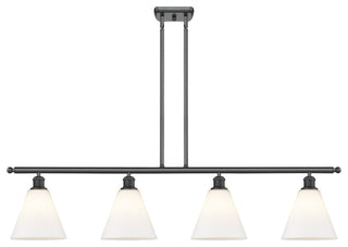 Innovations 516-4I-BK-GBC-81 4 Light Island Light, Matte Black