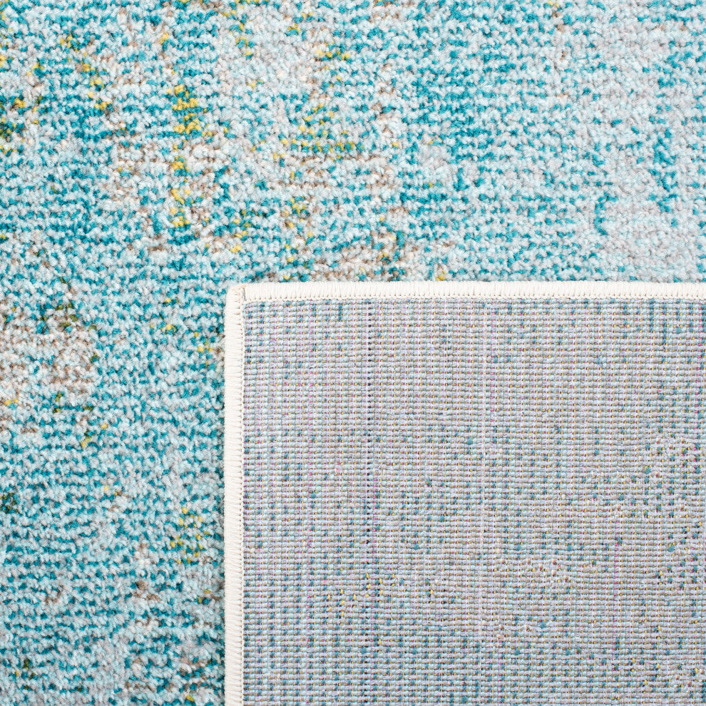 Safavieh Madison Collection MAD440J Rug, Light Blue/Green, 10' X 14'