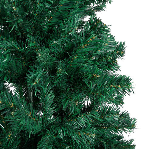 vidaXL Christmas Tree Artificial Tree with Stand and Thick Branches Green PVC