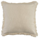 Solid Fringe Throw Pillow